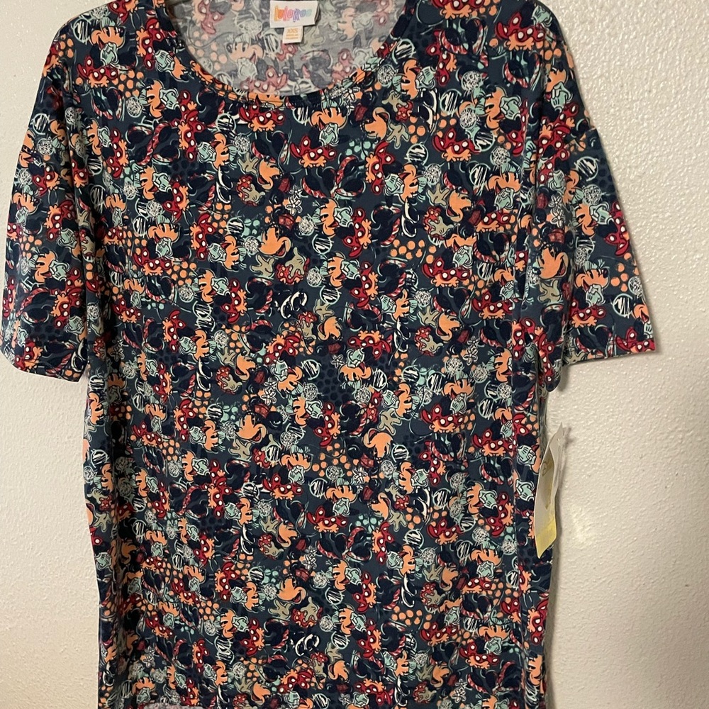 LulaRoe Disney collection Irma top size XXS.